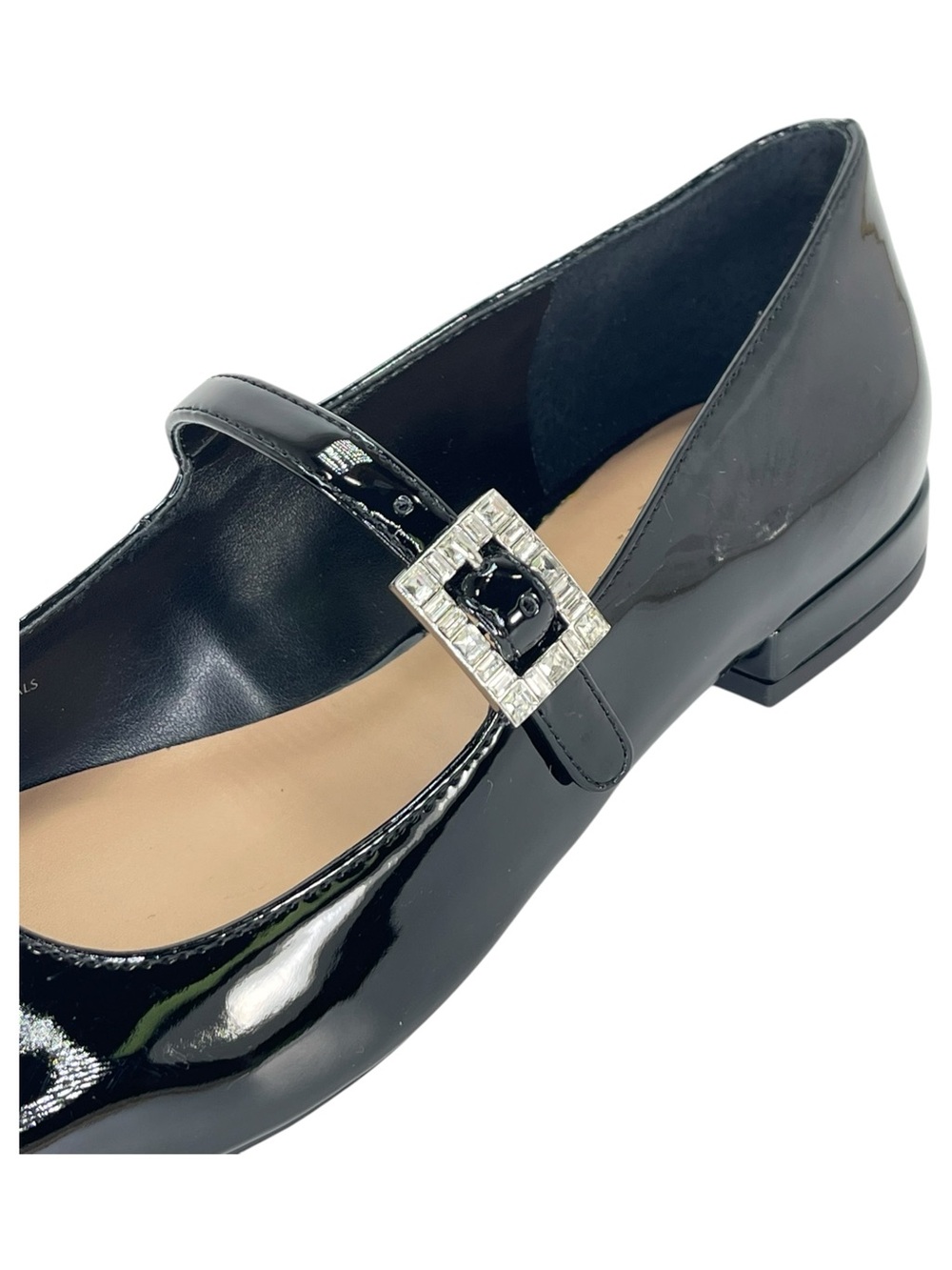 ON 34th Saadet Black Patent Leather Womens Mary Jane Flats Size 8M - Picture 8 of 13